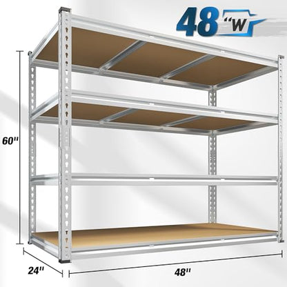 Garage Shelving (48" W x 60 "H x 24" D)