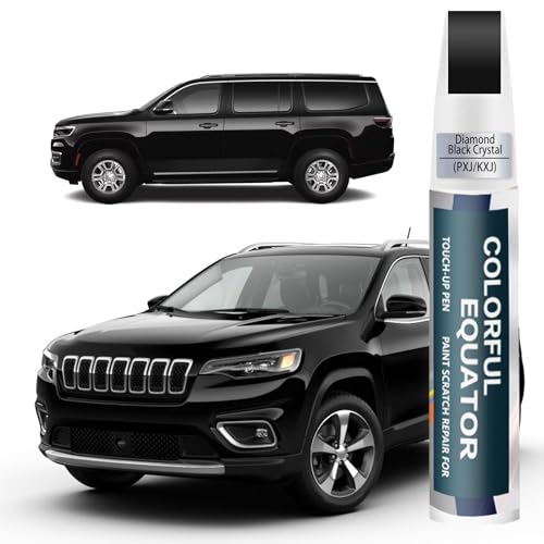 PXJ KXJ Diamond Black Crystal Pearl Touch Up Paint for Jeep (Diamond Black Crystal Pearl(PXJ/KXJ) Compatible with Cherokee/Compass/Grand-Cherokee/Grand-Wagoneer/Wagoneer)