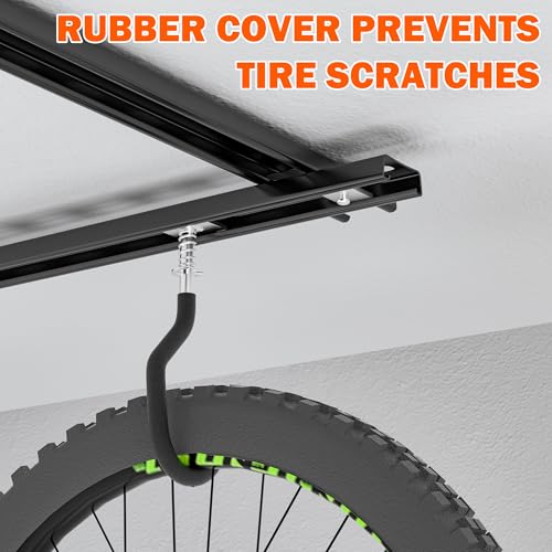 Ceiling Bike Rack for Garage (Adjustable Bracket)