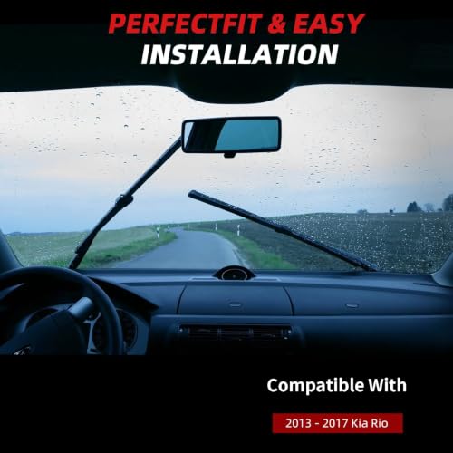 Windshield Wiper Blades Replacement for Kia Rio 2013 (26"+16"+11"(Hook))