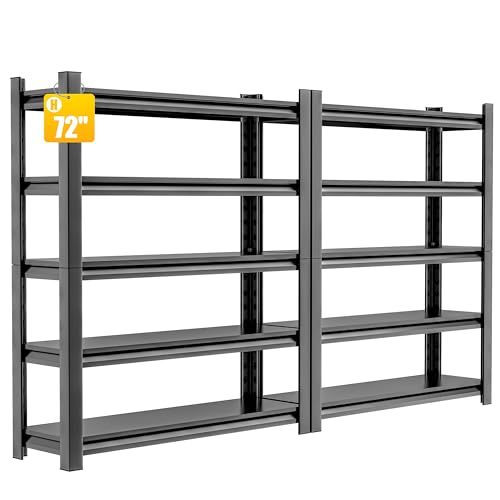 48" W Garage Shelving Unit (72"*47.2“*23.6",2 Sets)