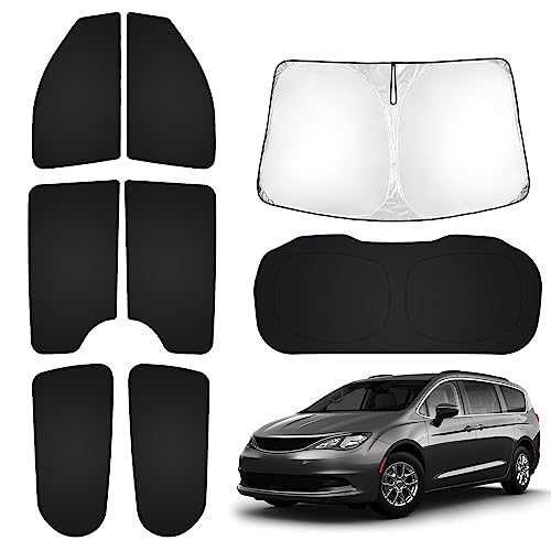 Windshield Sun Shade for Chrysler Pacifica 2017 (Window Shades for Chrysler Pacifica 17-25)