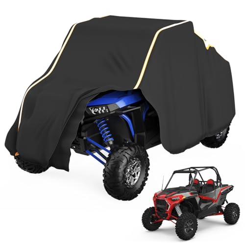 UTV Cover 2 Seater Heavy Duty Medium Size Compatible with Polaris RZR General (Medium)
