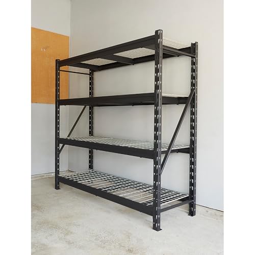 4 Tier Industrial Steel Shelving Unit (4 Tier)