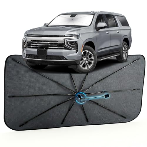 Car Windshield Sun Shade Umbrella for Chevrolet Suburban 2021 (For Chevrolet Suburban 2021-2026)