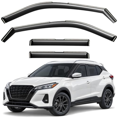 Window Deflectors Smoke Tinted in (For Kicks 18-24)