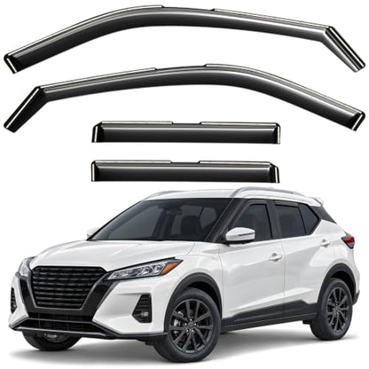 Window Deflectors Smoke Tinted in (For Kicks 18-24)