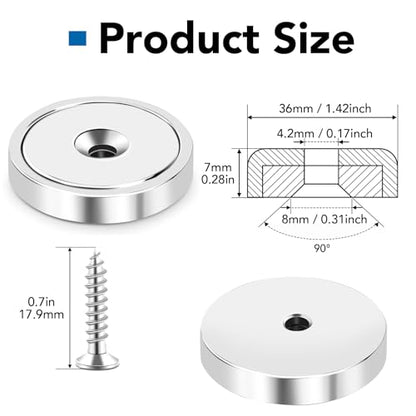 Magnets Neodymium Magnet 150LBS Strong Heavy Duty Rare Earth 12 P (150 lbs)