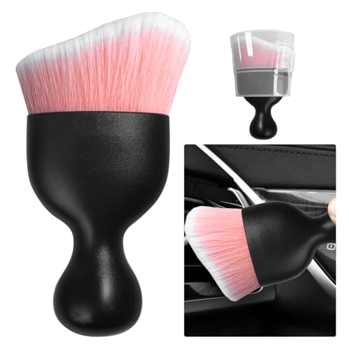 Car Detailing Brush (Pink/White / 1 PC)