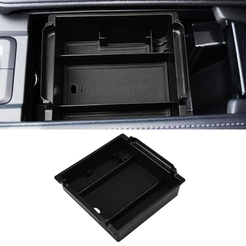 Car Center Console Armrest Box Glove Box Organizer Tray Secondary Storage Compatible (Fits For 2024 T-oyota Highlander)