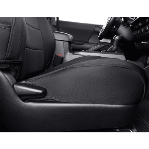 Custom Fit Tacoma Rear Car Seat Covers for Toyota Tacoma ((Black) / 2024-2026 Tacoma (Petrol) Only 2nd Row)