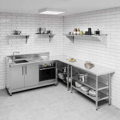 18 in. x 60 in. Stainless Steel Wall Mount Shelf (18 in. x 60 in.)