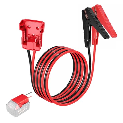 Jumper Cable Clamps Compatible with Mil.Waukee M18 18V Battery (6FT)