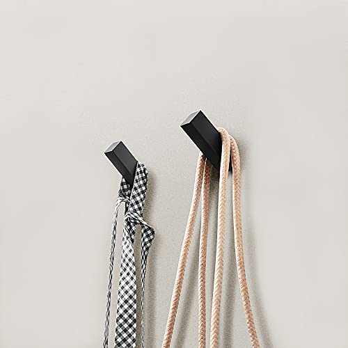 Black Towel Hooks (Black / 2 Pack)