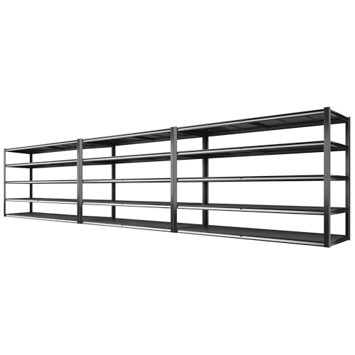 78" H Storage Shelves (5-Tier,55" W x 26" D x 78" H)