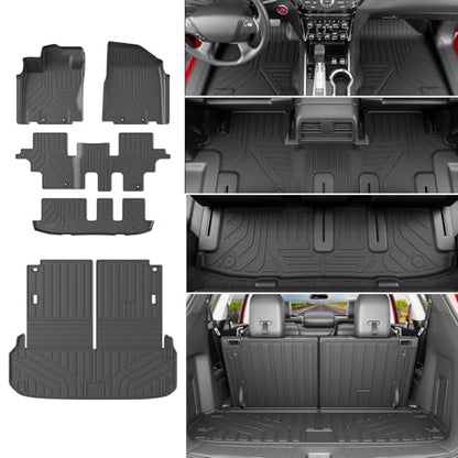 Floor Mats Cargo Mat Compatible with 13