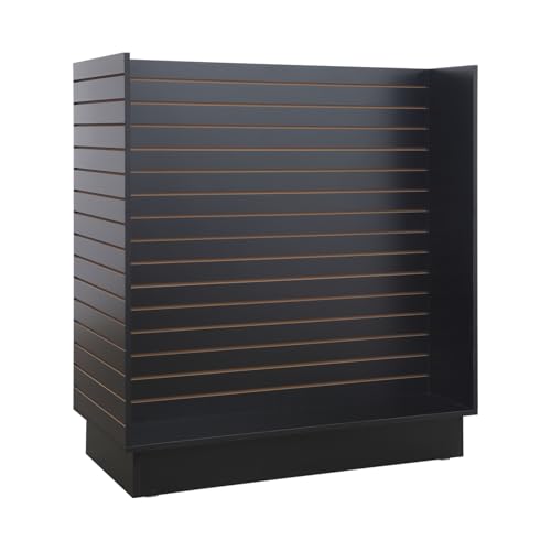H Unit Slatwall Gondola Display (Black)