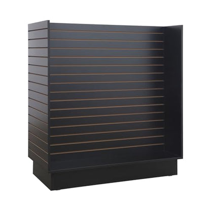 H Unit Slatwall Gondola Display (Black)