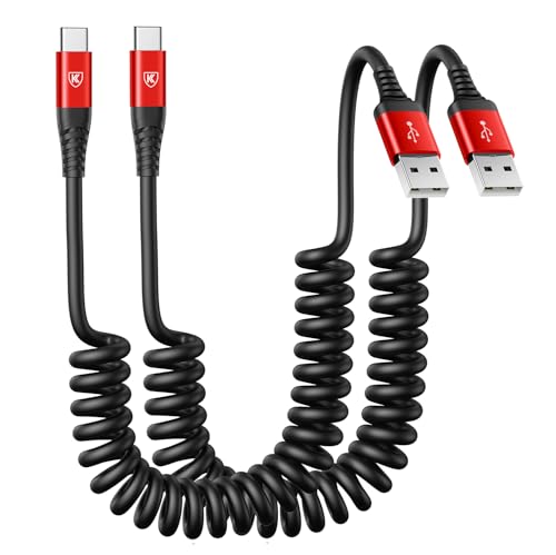 USB to USB C Cable Fast Charging 3ft (3FT / Red)