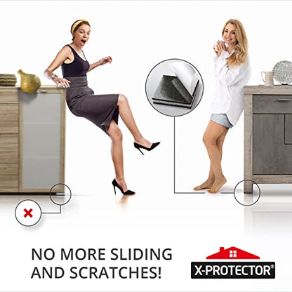 Non Slip Furniture Pads X (16 Round & Square 2")