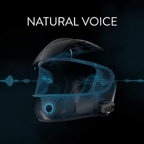 PACKTALK Edge Motorcycle Bluetooth Communication System Headset Intercom (Edge / Dual Pack)