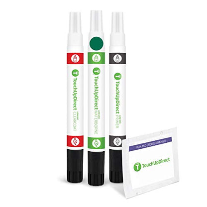 DAN Hakone Green Compatible with Toyota Exact Match Touch Up Paint Combo (Combo - Preferred Kit / Hakone Green)
