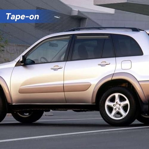 Window Visors Rain Guards for 1996 1997 1998 1999 2000 Toyota RAV4 (1996-2000 Toyota RAV4)