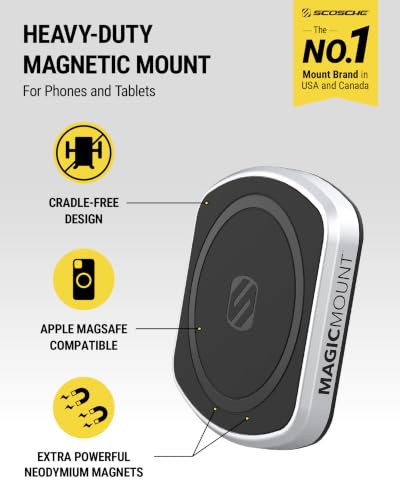 MagicMount Pro2 Magnetic Phone Holder for Car (1 Pack)