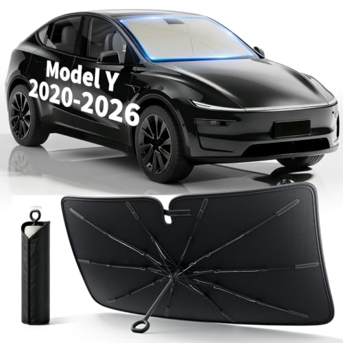 Windshield Sun Shade Umbrella for Tesla Model Y (Tesla model Y(2017-2026))