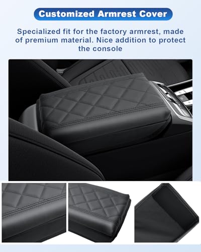 Compatible with 2024 Hyundai Tucson Center Console Cover for 2022 (Pad for 2022-2024 Santa Cruz)