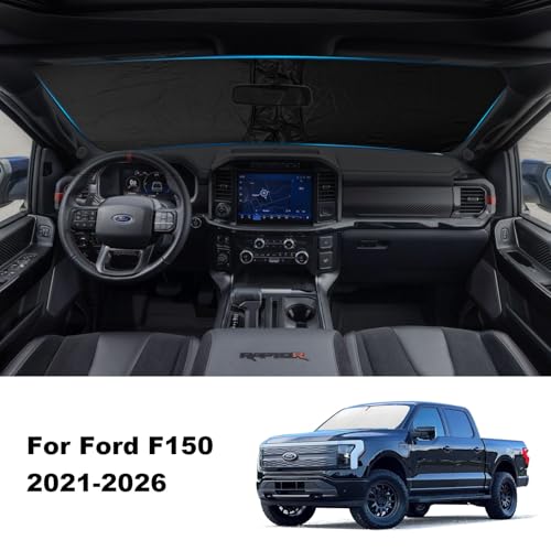 Foldable Front Windshield Sunshade fit for Ford F150 Accessories 2021 (Fit for F150 2021-2026)