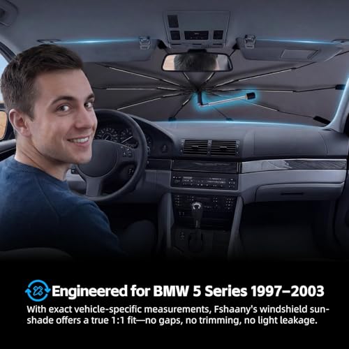 Windshield Sun Shade Umbrella for BMW 5 Series 1997 (For BMW 5 Series 1997–2003)