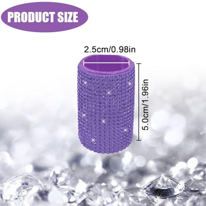 Upright Car Chapstick Holder (Purple)