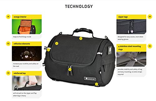 TUBE motorcycle travel luggage (L / Leather)
