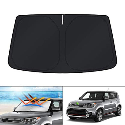 Windshield Sun Shade for Kia Soul 2014 (For | Kia Soul 2014-2019)