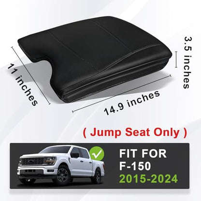 Armrest Cover for Ford F150 2015+ & F250 2017+ (2) 15-26 |F150| Jump Seat, +Thick)