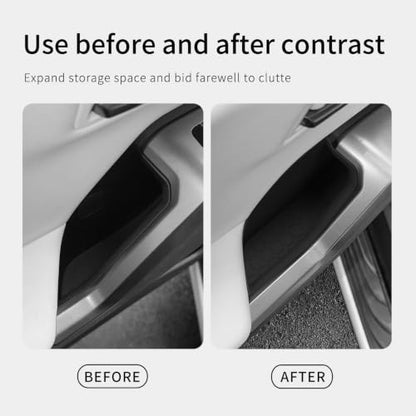 4PCS Full Wrap Door Handle Storage Box Compatible with Toyota RAV4 2026 (26RAV4 Full Door Handle)