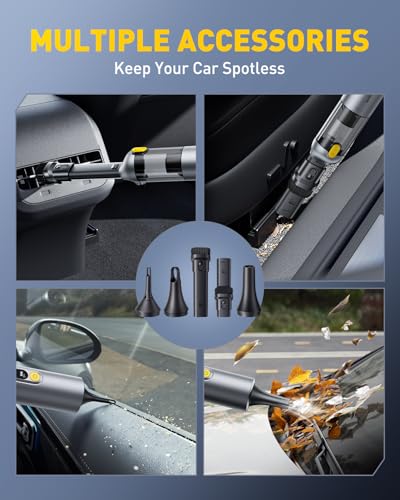 Car Vacuum Cleaner (Silver)