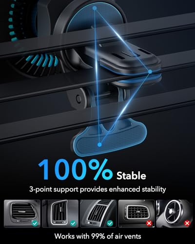 for MagSafe Car Mount Charger with CryoBoost Cooling for iPhone 17