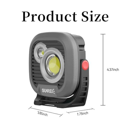 LED Rechargeable Magnetic Work Light SUNREI Mechanic Light (C1600 / Gary)