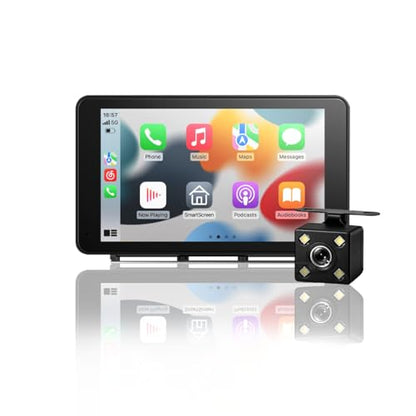 7" Wireless CarPlay & Android Auto Screen with Backup Camera
