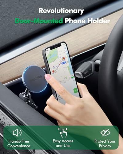 for Tesla Phone Mount (2025-2022 Model Y, 2023-2021 Model 3, Drive Seat)