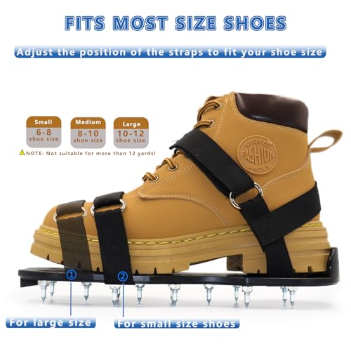 Epoxy Shoes Fully Assembled Gunite Spiked Shoes with 3 (Large)