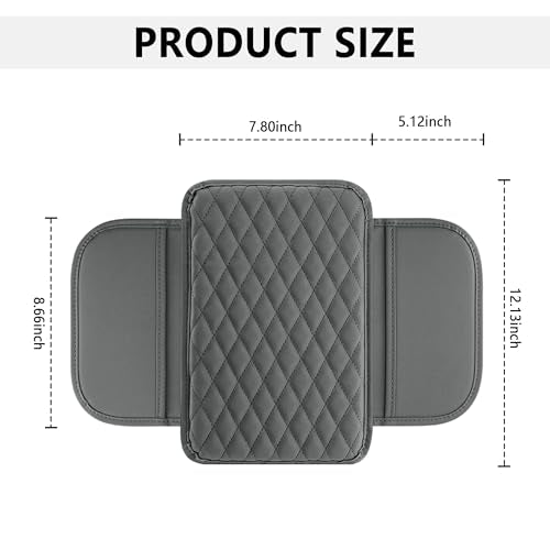 Upgraded Car Center Console Cover (Gray)