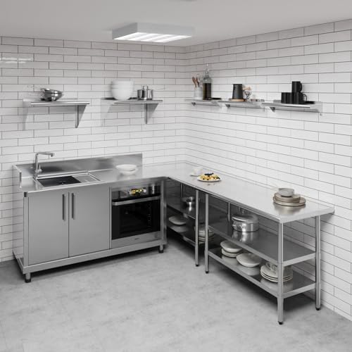 6 in. x 24 in. Stainless Steel Wall Mount Shelf (6 in. x 24 in.)