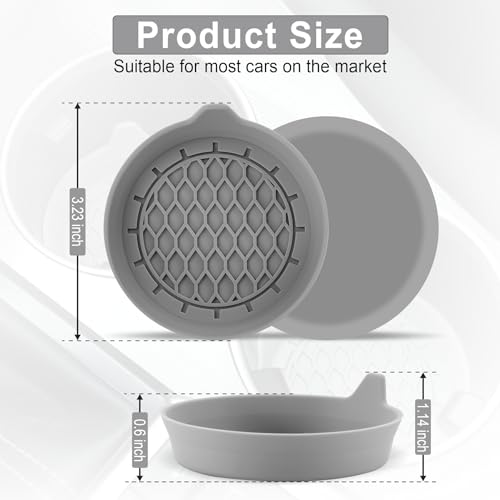 Car Cup Holder Coaster (Gray)