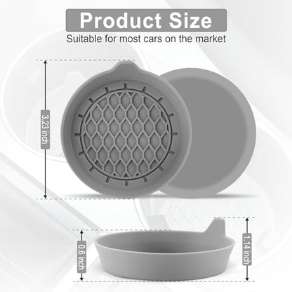 Car Cup Holder Coaster (Gray)