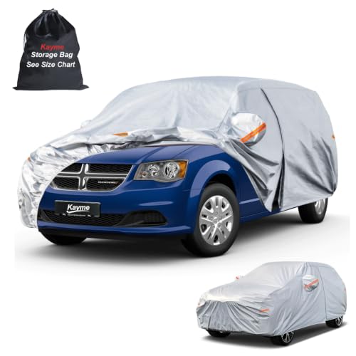 Station Wagon Car Cover See Vehicle Size Chart for Accurate Fit (Aluminum-Silver / 4 H4 Fit Station Wagon-Length (190" To 197"))