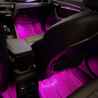 Car LED Strip Light (Pink Purple / Cigarette Lighter)