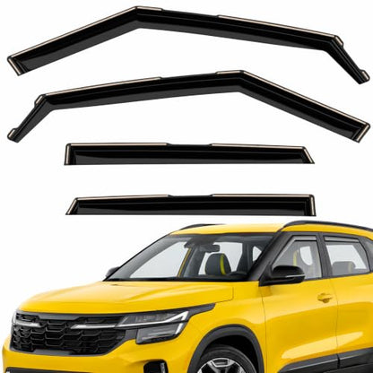 Extra Durable Window Deflectors in (For Kia Seltos 21-26)